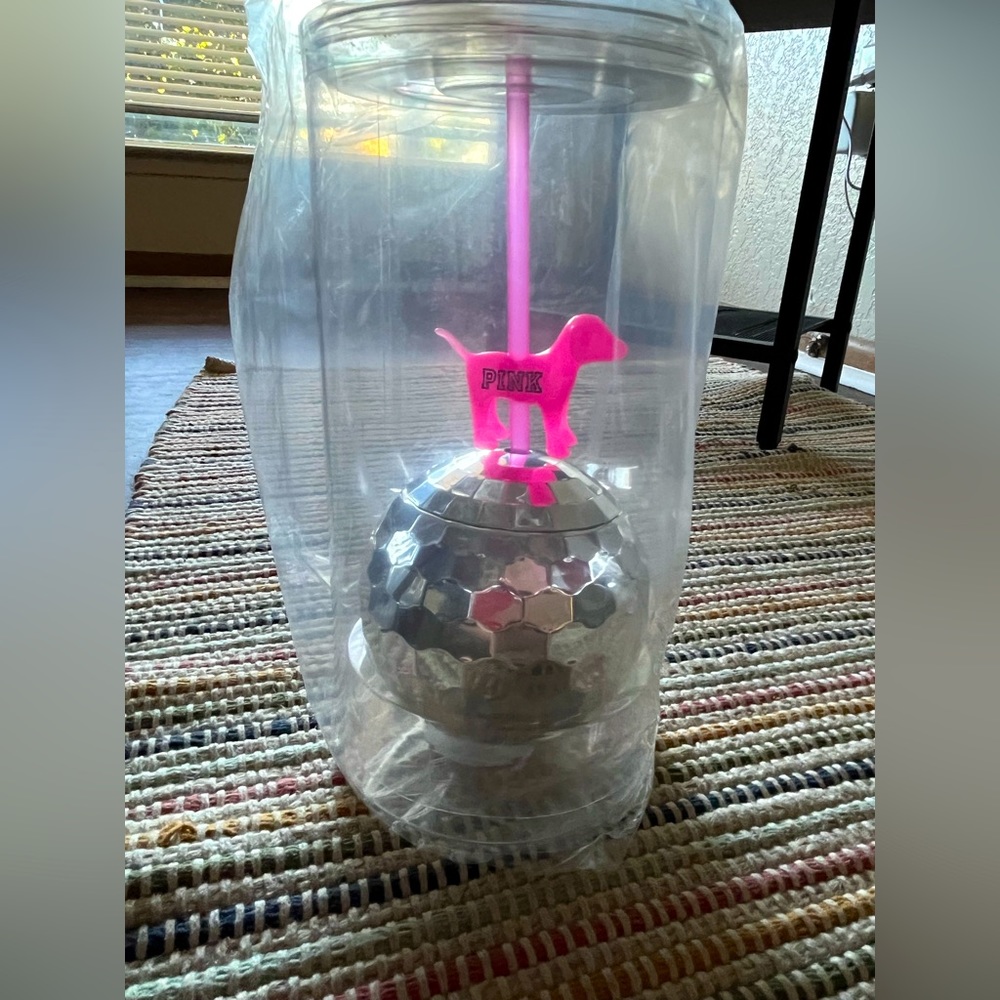 Vs Pink Limited edition disco ball collector’s cup💕